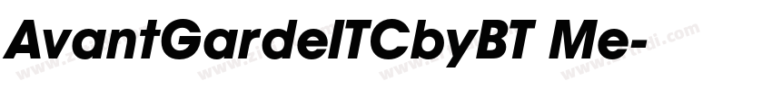 AvantGardeITCbyBT Me字体转换